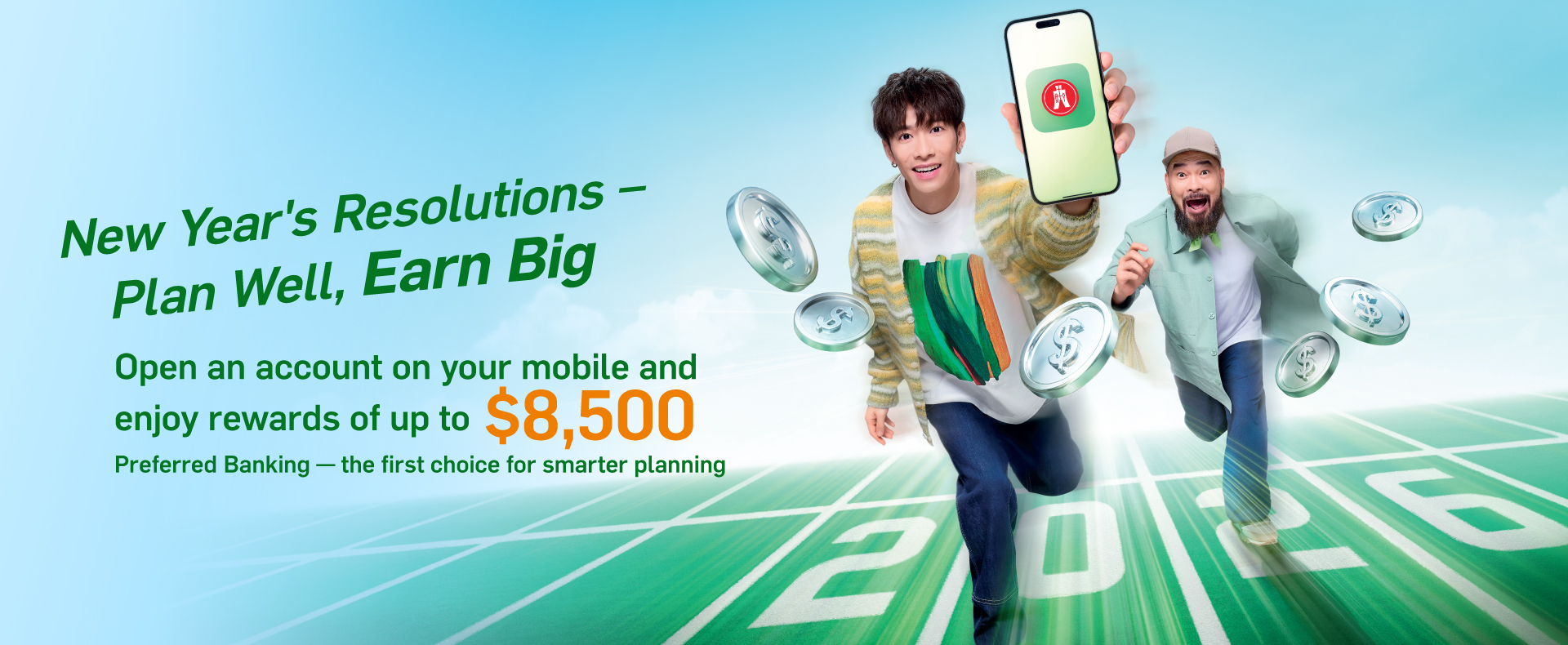 Join Preferred Banking to enjoy up to $8,500 in rewards