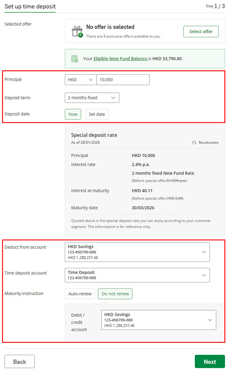 This is the webpage screen cap of Step 2