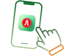 Log on Hang Seng Personal Banking mobile app (“Transfer & Pay” > “Pay bills” to pay university tuition fee)