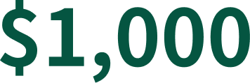 $1000