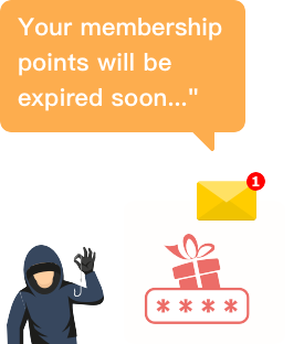 Phishing websites for stealing credit card information