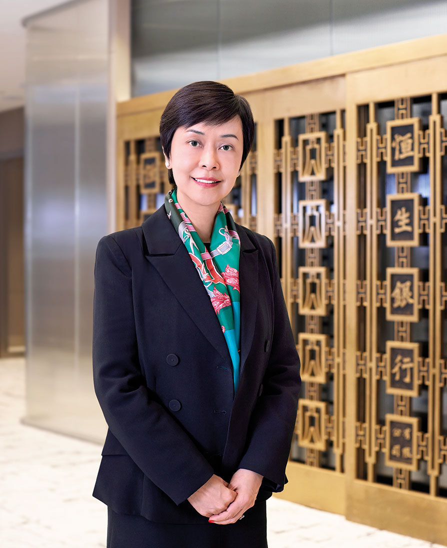 Executive Director and Chief Executiveof Hang Seng Bank, Diana Cesar